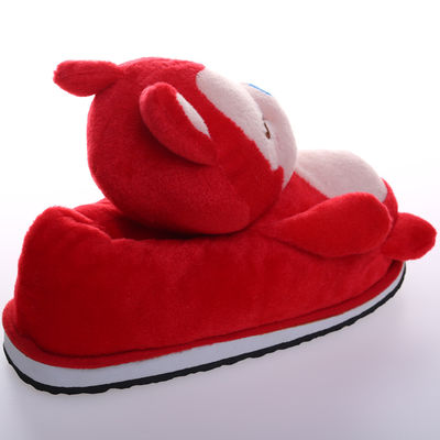 30 ซม. สีชมพู Red Fox Plush Soft รองเท้าแตะการ์ตูน Plush Home Decor