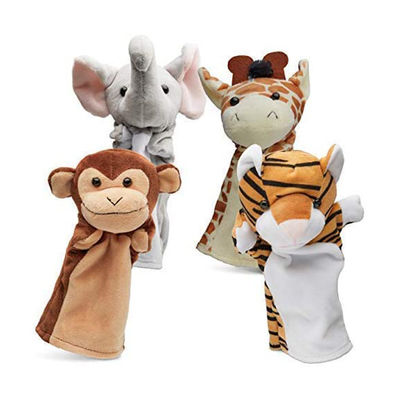 ตุ๊กตาหุ่นมือตุ๊กตาสัตว์น่าสนใจ 20 ซม. สำหรับทารก