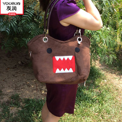 OEM Custom Plush Bag กระเป๋าสะพายไหล่เดียวสาวปุยสัตว์กระเป๋าเป้สะพายหลัง