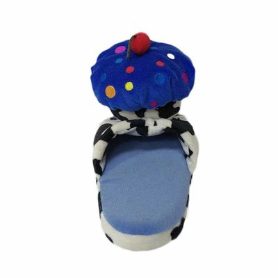 Blue Dairy Cow Soft Flip Flop Plush ตุ๊กตาสัตว์ตุ๊กตาตุ๊กตาตกแต่งบ้าน