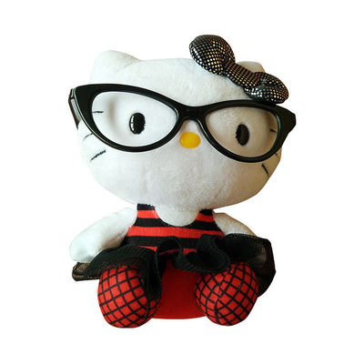 แว่นตา Hello Kitty Stuff Toy ตุ๊กตาของเล่นตุ๊กตาสัตว์
