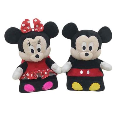กรอบรองรับโทรศัพท์มือถือ Mickey Minnie Soft Stuffed Plush Doll