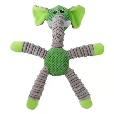 ISO ECO Friendly Anti Bite Puppy Dog Plush Toy พร้อมความยืดหยุ่น