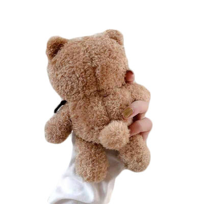 ตุ๊กตาหมีตุ๊กตาหมี Apple Wireless Headset เคสป้องกัน Plush
