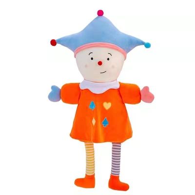 ตุ๊กตาตัวตลก 35 ซม. ตุ๊กตาของเล่นตุ๊กตา Pacify Circus Clown Doll ผ้าฝ้าย PP 100%