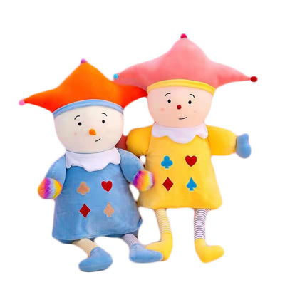 ตุ๊กตาตัวตลก 35 ซม. ตุ๊กตาของเล่นตุ๊กตา Pacify Circus Clown Doll ผ้าฝ้าย PP 100%
