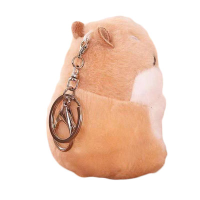 Chubby Hamster Plush พวงกุญแจกระเป๋าจี้ของขวัญวันเกิดตุ๊กตา Mini Plush