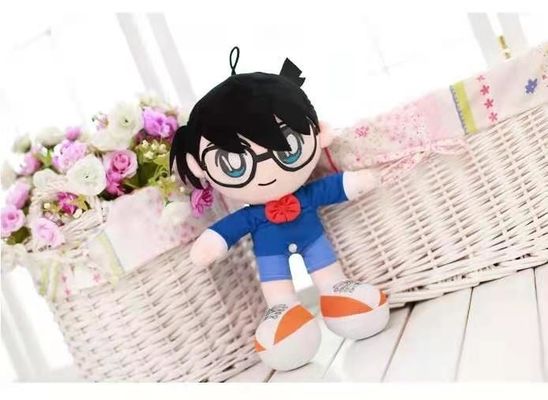 นักสืบโคนันสีฟ้า 40 ซม. ตุ๊กตาตุ๊กตาตุ๊กตาการ์ตูนตุ๊กตาของเล่นของขวัญวันเกิดเด็ก