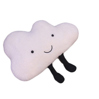 25 ซม. สีขาวสีชมพูใหม่หมอน Plush Cloud จำลองสำหรับเด็ก