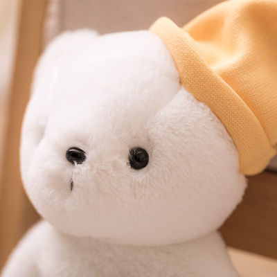 ตุ๊กตาหมีเท็ดดี้แบร์ซักมือได้ 100 กรัมพร้อมหมวก