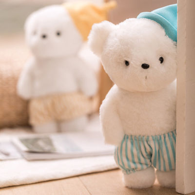 ตุ๊กตาหมีเท็ดดี้แบร์ซักมือได้ 100 กรัมพร้อมหมวก