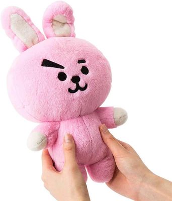 ตุ๊กตากระต่ายสีชมพู 25 ซม. ไม่มีกลิ่น