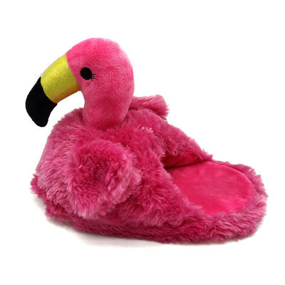 Non Slip 40cm Flamingo Warm Plush House Shoes