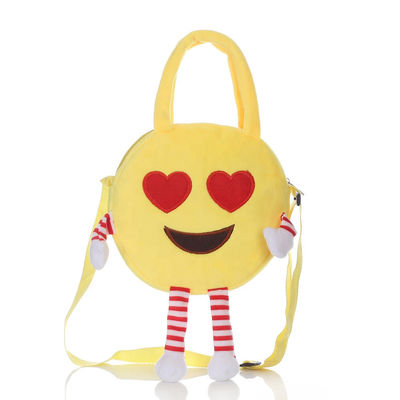 กระเป๋าเป้สะพายหลัง Emoji Plush ซักเครื่องได้พร้อมผ้าฝ้าย PP