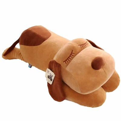 EN71 50cm Polypropylene Cotton Filled Short Plush Dog Toy