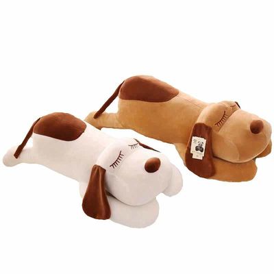 EN71 50cm Polypropylene Cotton Filled Short Plush Dog Toy