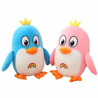 OEM ตุ๊กตาเพนกวินสีชมพูซักมือได้ 20 ซม. สำหรับตกแต่งบ้าน
