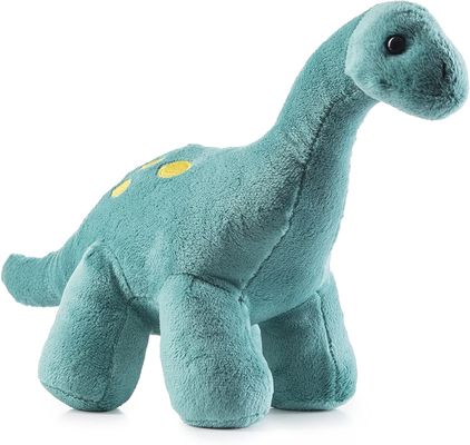 ตุ๊กตา Tyrannosaurus สีเขียวที่มีฟันแหลมยาว ตุ๊กตาไดโนเสาร์ที่ทำจากตุ๊กตาตัดลายนูน she