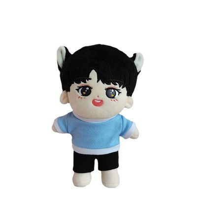 ตุ๊กตาการ์ตูนน่ารักตุ๊กตาสั้นพร้อมไส้ผ้าฝ้ายโพรพิลีน