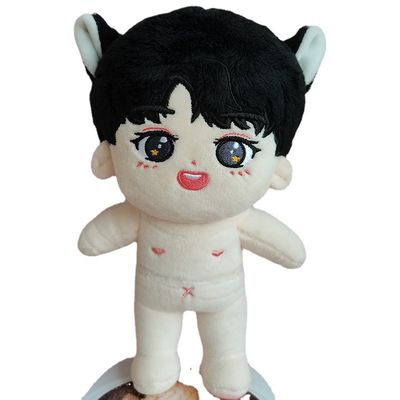 ตุ๊กตาการ์ตูนน่ารักตุ๊กตาสั้นพร้อมไส้ผ้าฝ้ายโพรพิลีน