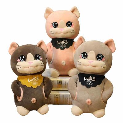ตุ๊กตาแมวน่ารักสำหรับเด็ก OEM ขนาด 20 ซม.