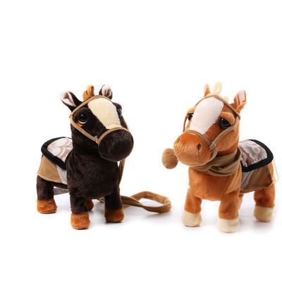 Skin Friendly Electric Movement ตุ๊กตาสั้น Pony Toy