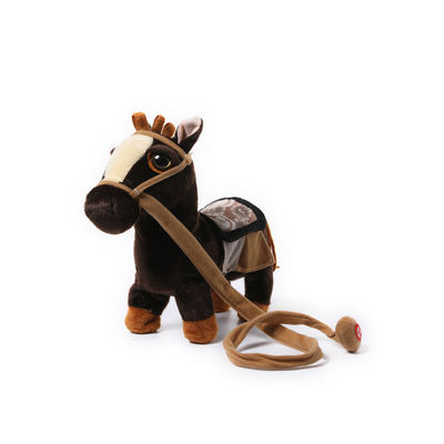 Skin Friendly Electric Movement ตุ๊กตาสั้น Pony Toy