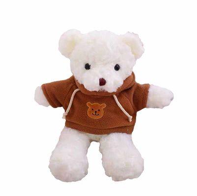 ODM ของเล่นตุ๊กตาหมีเท็ดดี้นุ่มปลอดสารพิษในเสื้อกันหนาว