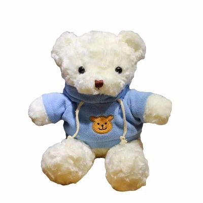 ODM ของเล่นตุ๊กตาหมีเท็ดดี้นุ่มปลอดสารพิษในเสื้อกันหนาว