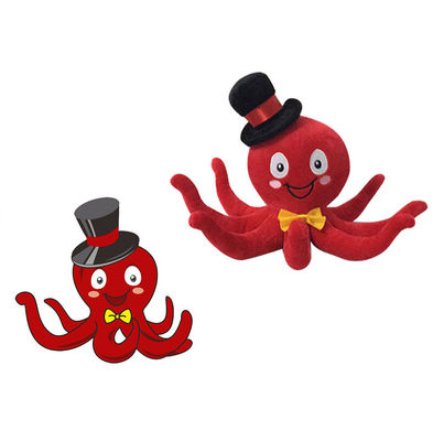 3D PP Cotton Filling Plush Enterprise Mascot ของขวัญ