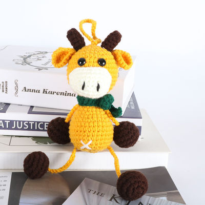 ตุ๊กตาถักโครเชต์แฮนด์เมดโพลีเอสเตอร์เหมือนจริง