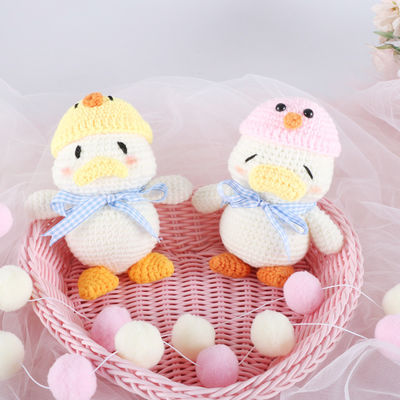 ตุ๊กตาถักโครเชต์แฮนด์เมดโพลีเอสเตอร์เหมือนจริง