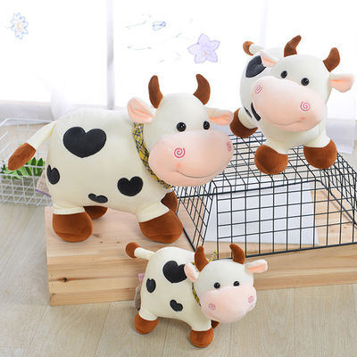 ตุ๊กตาตุ๊กตาวัวตกแต่งบ้านซักมือ