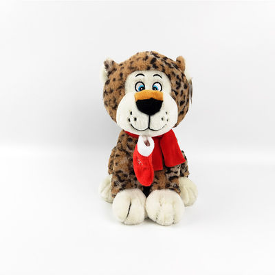 EN71 25 ซม. PP Cotton Filling Jaguar Plush Toy เป็นของขวัญเทศกาล
