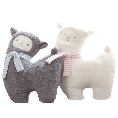 ผ้าฝ้ายโพลีโพรพิลีน 30 ซม. เป็นมิตรกับผิวบรรจุ Alpaca Plush Toy