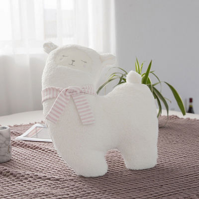ผ้าฝ้ายโพลีโพรพิลีน 30 ซม. เป็นมิตรกับผิวบรรจุ Alpaca Plush Toy