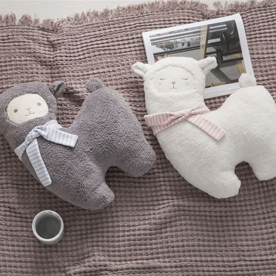 ผ้าฝ้ายโพลีโพรพิลีน 30 ซม. เป็นมิตรกับผิวบรรจุ Alpaca Plush Toy