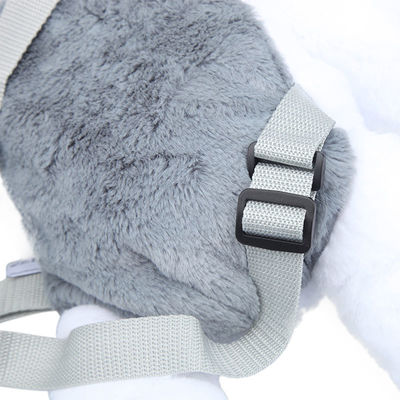กระเป๋าสะพายหลังการ์ตูน Husky Plush ซักได้สีปลอดภัย 35 ซม.