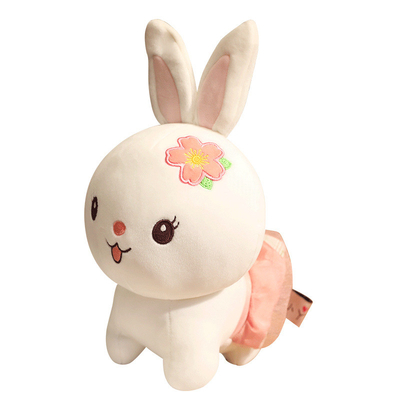 ของเล่นตุ๊กตากระต่ายนั่งน่ารัก 25 ซม. OEM