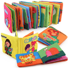 Plush 3D Early Education Books 20x25cm สำหรับเด็ก