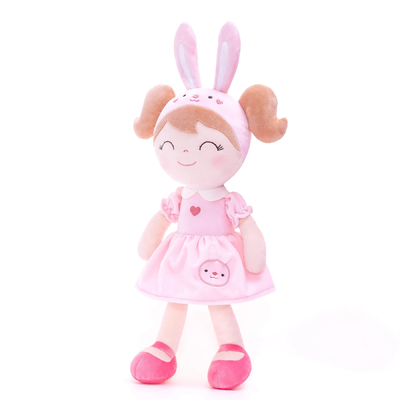 Lovely Girl Dressing Anime Plush ของเล่น PP Cotton Filler 25cm สำหรับของขวัญ