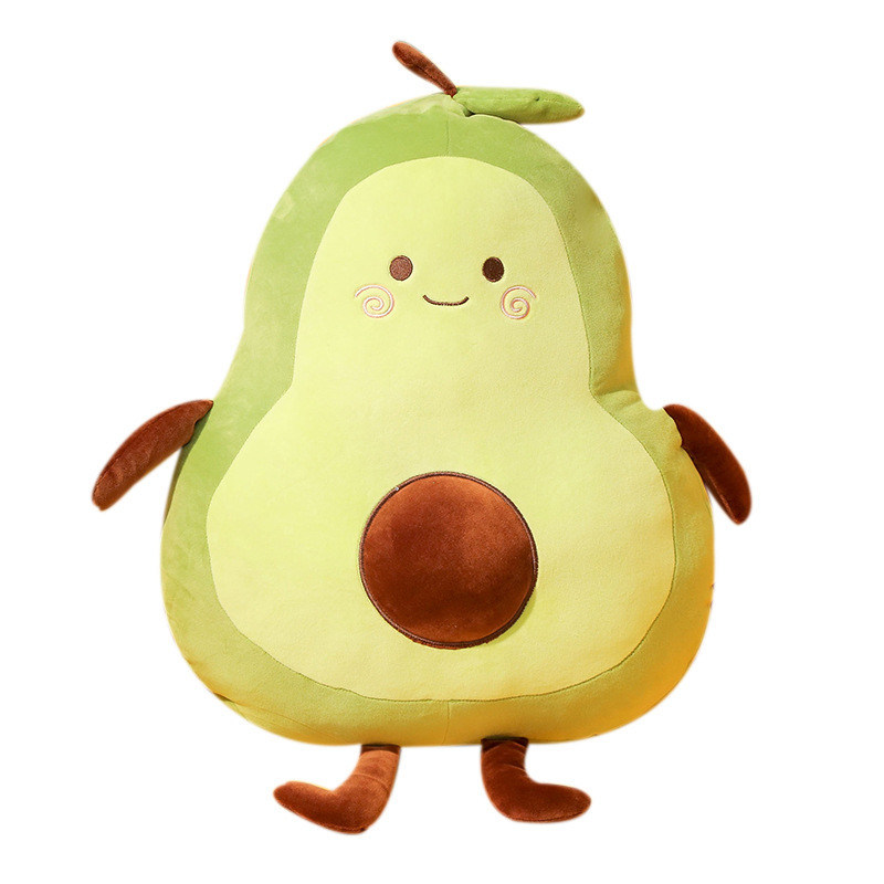 ของตกแต่งบ้านผ้าฝ้ายโพรพิลีนที่เต็มไปด้วยอะโวคาโด 45 ซม. ยัดไส้ของเล่น