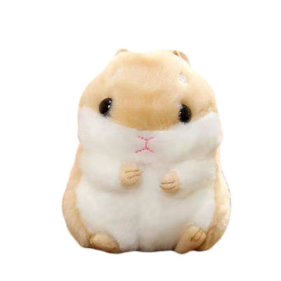 Chubby Hamster Plush พวงกุญแจกระเป๋าจี้ของขวัญวันเกิดตุ๊กตา Mini Plush