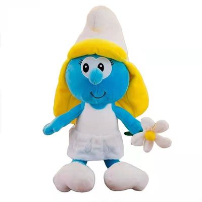 40 ซม. การ์ตูน Smurf ตุ๊กตาสัตว์อะนิเมะตุ๊กตาของเล่น Blue Father Blue Sister