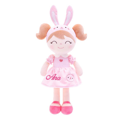 Lovely Girl Dressing Anime Plush ของเล่น PP Cotton Filler 25cm สำหรับของขวัญ